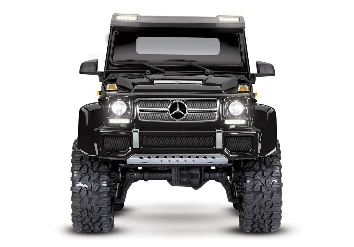 Rc მანქანა - Traxxas TRX-6 Mercedes-Benz G 63 AMG 6x6 - Black (Clipless body)