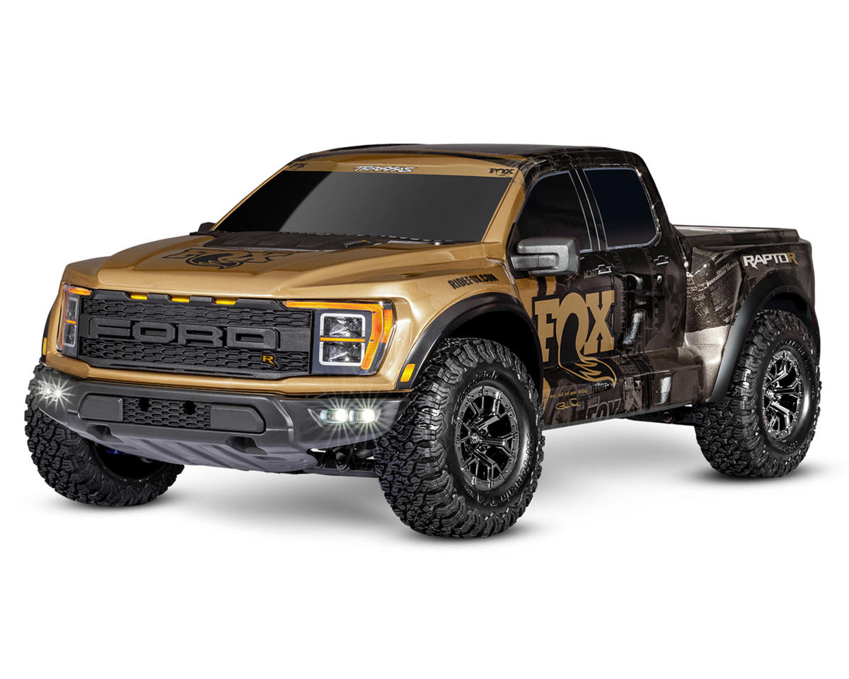 Rc მანქანა - Traxxas Ford Raptor R 4x4 Ultimate VXL Brushless RTR 1/10 4WD Truck (Fox SE) w/TQi 2.4GHz Radio