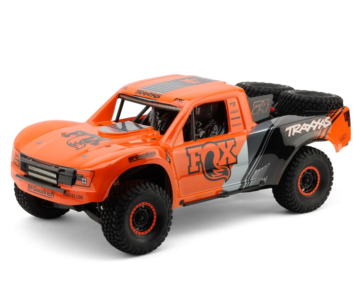 Rc მანქანა - Traxxas Unlimited Desert Racer (UDR) 6S RTR 4WD Race Truck (Fox) w/LED Lights & TQi 2.4GHz Radio